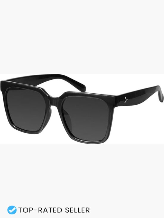 Oversized Square Sunglasses Retro Y2K Style UV400 Protection Lightweight main image 5